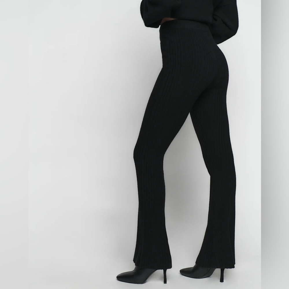 NEW NWT Reformation Austino Cashmere Ribbed Pants